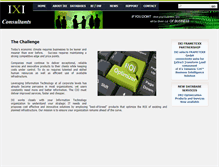 Tablet Screenshot of ixiconsultants.com